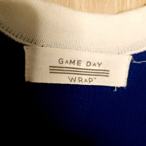 Game Day Wrap Rockhurst University High School Blue White Wrap OS - Picture 4 of 4